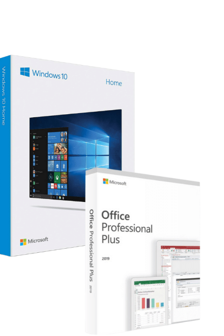 Microsoft Windows 10 Home ve Office 2019 Pro Plus Retail Dijital Lisans ...